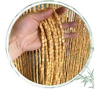 Bamboo & Wooden Bead ain Summer Door Fly Retro Room Divider 100 Strands (100x120cm) Beaded ain for Doorways Available in 60/80/90/95/110/130cm