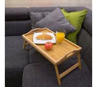Bamboo Wooden Bed Lap Tray Over Bed Breakfast Laptop Tray