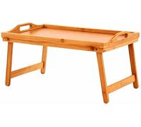 Bamboo Wooden Breakfast Serving Tray Bed Laptop Table Trays Folding Leg