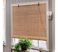 Bamboo Wooden Roll Up Blinds,Natural Bamboo Roller Blind,Retro Bamboo Blinds,Roman Blinds,Sun Shade Privacy Curtain,Anti-UV Dustproof,for Indoor/Outdoor/Garden,W x H (120cm x 100cm(47in x 39in))
