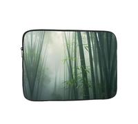 Bamboo Woodland Printed Laptop Protective Case Portable Laptop Bag Suitable for Everyday Use 12 inch