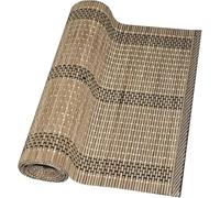 Bamboo Woven Table Runner, Stain Resistant Non-Slip Washable Placemats, Japanese Style, Versatile Lengths