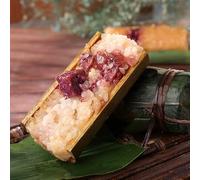 Bamboo wrapped Sweet Rice Dumpling,Red Bean Paste Date Honey zongzi,Chinese Traditional Snack Gift pack,Dragon Boat Festival Dessert,Healthful Nutritious Breakfast (Sweet Potato,6pack)