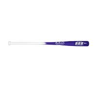 BAMBOOBAT by Pinnacle Sports Equipment INC. Adult Fungo Infield/Outfield Bamboo Baseball Bat, White Handle/Purple Barrel, 34"
