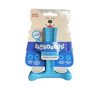 Bamboodles Puppy Dog Chew - Chicken and Blueberry Flavour | Small | T-Bone Shape | Gentle Chew Stick for Puppies | Long Lasting Natural Chew Toy to Soothe Teething
