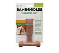 Bamboodles T Bone Chew Toy for Dogs Small 4Inch Chicken Flavour