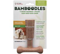 Bamboodles T-Bone Dog Chew for the most even the most aggressive of chewers SMALL CHICKEN