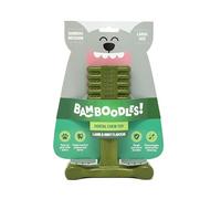 Bamboodles T-Bone Dog Chew Toy - Large | Mint & Lamb Flavour | Long Lasting Natural Dog Chew for Small Dogs and Puppies | Durable, Safe and Satisfying Chew Stick