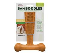 Bamboodles T-Bone Dog Chew Toy - Peanut Butter - Large