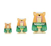 Bamboodles T-Bone Dog Chew Toy - Small | Cheese Flavour | Long Lasting Natural Dog Chew for Small Dogs and Puppies | Durable, Safe and Satisfying Chew Stick