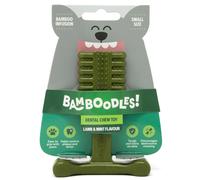 Bamboodles T-Bone Dog Chew Toy - Small | Mint & Lamb Flavour | Long La