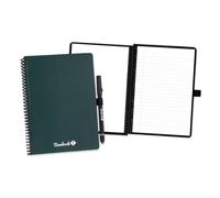 BAMBOOK Colourful Reusable Notebook - Forest - A5 - Blank & Lined - Reusable Notebook, Rewritable, Dry Erase, Whiteboard, Erasable - Free Pen Scan App