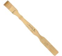 BambooMN 10 Pieces 17" Combination Bamboo Back Scratcher Shoe Horn Backscratcher Shoehorn + Free Travel Size Backscatcher