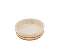 BambooMN 11.8" Hangiri Oke Sushi Rice Cooling Bowl/Tub, 1 Piece - Medium