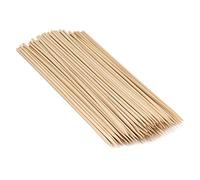 BambooMN 12" Long x 5mm Thick Sharp Point Bamboo Kebab Satay BBQ Skewers Party Supplies, 100 Pieces