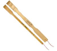 BambooMN 2 Piece 17 Inch Bamboo Wooden Back Scratchers Plus Free Travel Size Backsratcher for Itchy Relief, 100% Natural Bamboo