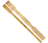 BambooMN 3 Pieces 17" Combination Bamboo Back Scratcher Shoe Horn Backscratcher Shoehorn + Free Travel Size Backscatcher