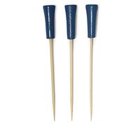 BambooMN 4.25" (10.8cm) Decorative Golf End Sports Bamboo Cocktail Fruit Sandwich Picks Skewers for Catered Events, Holiday's, Restaurants or Buffet Party Supplies, 1,000 Pieces, Blue