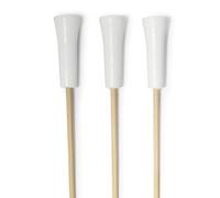 BambooMN 6.75" (17cm) Decorative Golf End Sports Bamboo Cocktail Fruit Sandwich Picks Skewers for Catered Events, Holiday's, Restaurants or Buffet Party Supplies, 100 Pieces, White