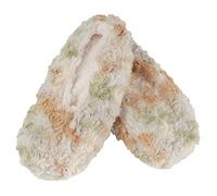 BambooMN Adult Super Soft Warm Cozy Fuzzy Soft Touch Sleeper Slippers Non-Slip Lined Socks - Camo Union - Small (UK Size 2-3)