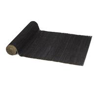 BambooMN Black Bamboo Matchstick Natural Table Runner, Home Décor, 13" x 70" - 1 Piece
