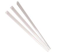BambooMN Brand - Triangular Prism Plastic Pick 4.5" (11.4cm) - 300pcs - Clear