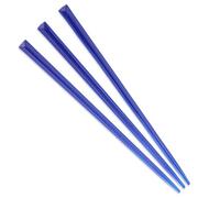BambooMN Brand - Triangular Prism Plastic Pick 4.5" (11.4cm) - 300pcs - Dark Blue