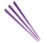 BambooMN Brand - Triangular Prism Plastic Pick 4.5" (11.4cm) - 300pcs - Purple