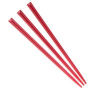 BambooMN Brand - Triangular Prism Plastic Pick 4.5" (11.4cm) - 300pcs - Red