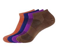 BambooMN Men and Women's Rayon from Bamboo Low Cut Ankle Socks for Sports, Work and Everyday Wear - 4 Pairs - Unisex Sizing - Assortment 98
