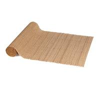 BambooMN Natural Brown String Bamboo Slat Table Runner, Home Décor, 13" x 70" - 1 Piece