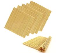 BambooMN - Professional Grade Bamboo Sushi Making Mats Set of 6
