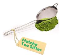 BambooMN Stainless Steel Strainer Sifter for Matcha Green Tea Powder