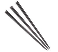 BambooMN - Triangular Prism Plastic Food Cocktail Pick 3.5" (9cm) - 1,000pcs - Black