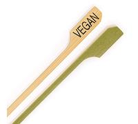 BambooMN - Vegan Label Marker Bamboo Paddle Pick - 3.5" (9cm) - 300 Pieces