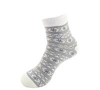 BambooMN Women's Double Layer Thick Super Soft Cozy Warm Fuzzy Comfy Home Indoor Outdoor Cabin Sock 1 Pair, Style No 57, 4-9