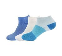 BambooMN Women's Small Super Aloe Infused Fuzzy Nylon Socks - Assortment D - X-Large (UK Size 7-11)