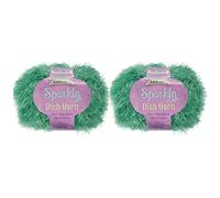 BambooMN Worsted Weight Yarn - 2 Skeins of 50g/Skein - 110 Forest Green - Polyester