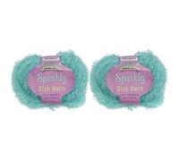 BambooMN Worsted Weight Yarn - 50g/Skein - 196 Yards - Caribbean Green - 2 Skeins
