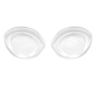 Bamboopack 1Pair Women Clear Silicone Bra Inserts Breast Bikini Silicone Gel Breast Enhancer Push Up Pads Swimsuit Fillers Cleavage Breast Boost Cups Removable Bra Padding Inserts