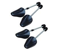 Bamboopack 2 Pairs Adjustable Length Adult Shoe Tree Shoe Stretchers Expander Boot Shoe Shaper Shoe Support Holder for Women and Men-Black