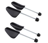 Bamboopack 2 Pairs Mens Adjustable Length Adult Shoe Tree Stretcher Boot Holder Shaper Support with Tension Spring Coil Practical Shoe Shapers Trees Automatic Support Shaping Tool