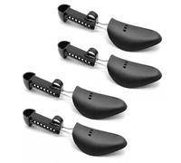 Bamboopack 2 Pairs Plastic Adjustable Length Women Shoe Tree Shoe Stretcher Form Boot Holder Heels Sports Shoes Shape Support Maintain Shape Footwear (Black)