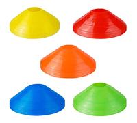 Bamboopack 20 PCS Soccer Cones Agility Disc Cones Sports Football Soccer Training Cone Obstacle Marker Disc for Sports Training Ball
