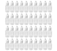 Bamboopack 50PCS 30ml/1oz Empty Clear Plastic Squeezable Dropper Bottles Refillable Eye Liquid Dropper Containers for Eye Drops Ear Drops Essential Oils
