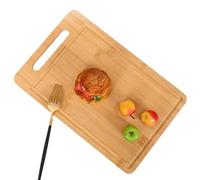 bamboos Chopping Board - Cutting Boards for Kitchen | Wooden Cutting Board | Double-Sided Bamboos Chopping Board Home | Vertical Kitchen Board | Wooden Cutting Board for Meat & Vegetables