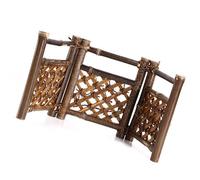 Bamboos Fairys Garden Fence Miniature Fairys Gardens Accessories Wooden Decorative Picket Fences Dollhouses Accessories Decorative Picket Fence Wood