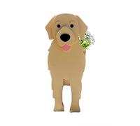 Bamboo's Grocery LoKii Golden Retriever Dog Planter, Cute Dog Plant Pot, Animal Shape Plant Containers, for Outdoor Indoor and Garden Decoration Plants