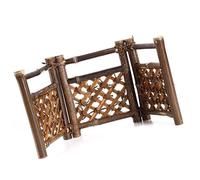 Bamboos Miniature Fairys Garden Fence Diys Wood Picket Ornament Wooden Picket For Dollhouses Plant Pots Miniature Fairys Garden Ornament