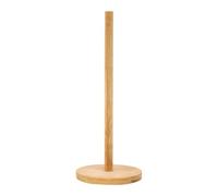Bamboos Paper Towel Holder, Kitchen Wood Paper Towel Holder, Countertop Stand Up Towels Roll Stand Organizer With Anti-Skid Base, For Fresh Keeping Film, Rag(Single)